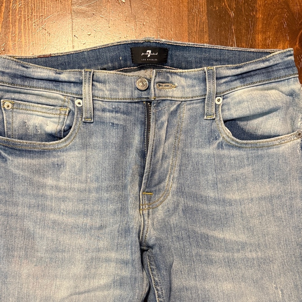 For all mankind “the stacked skinny” jeans